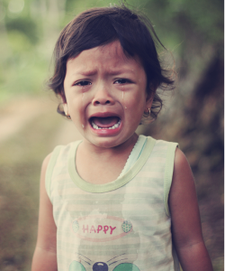 sad crying girl